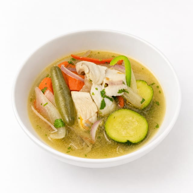 Caldo de Pescado.