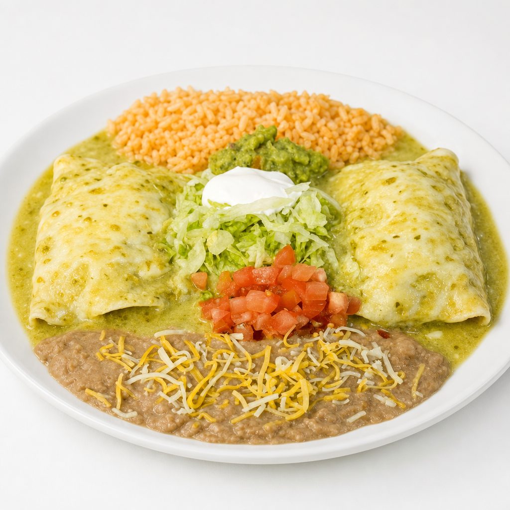 #6 Enchiladas Suizas.