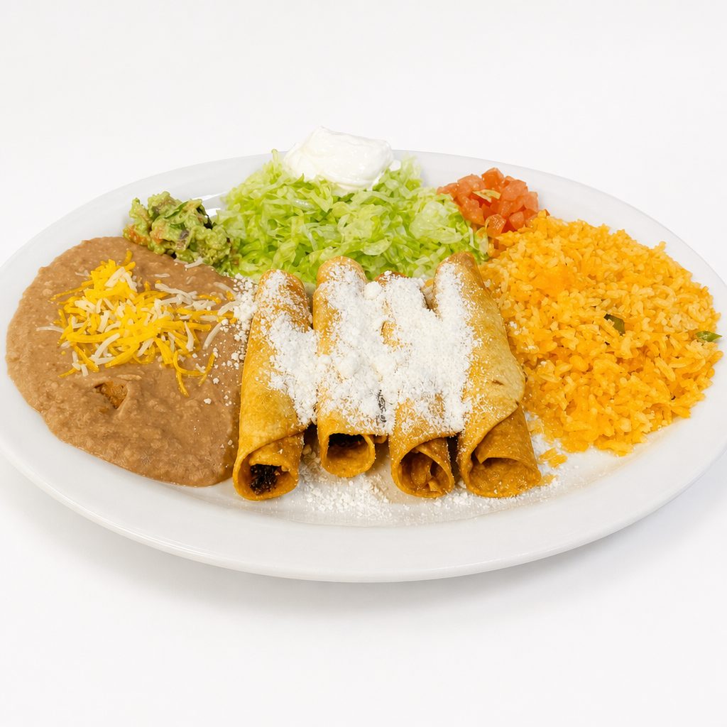 #5 Rolled Tacos.