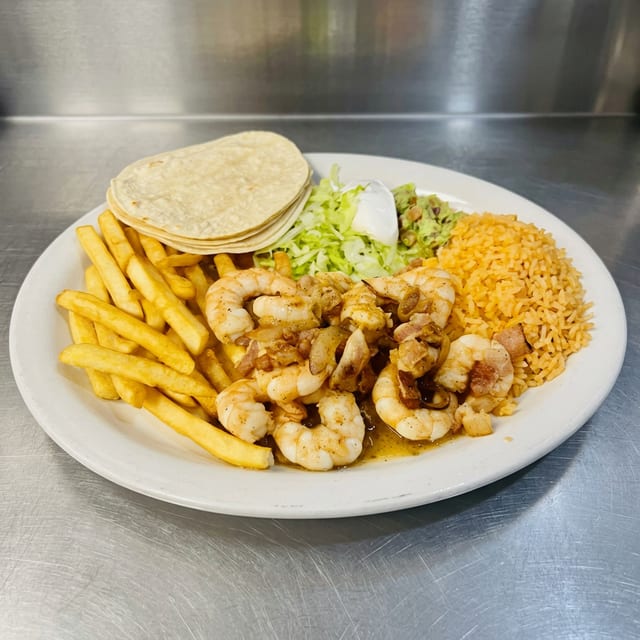 Camarones al Mojo de Ajo.