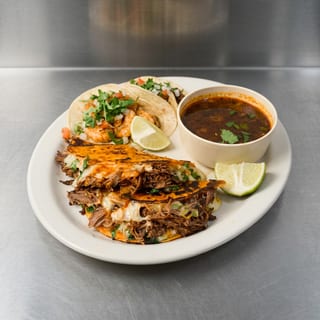(3) Quesabirria Tacos with Consome