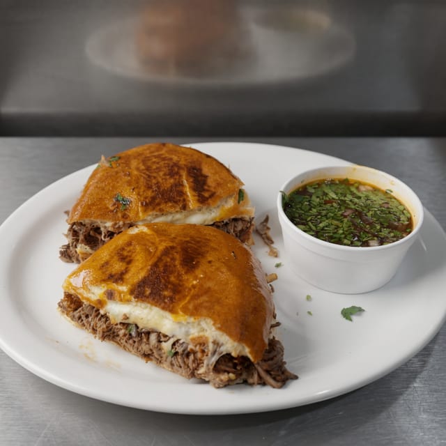 Torta Birria.